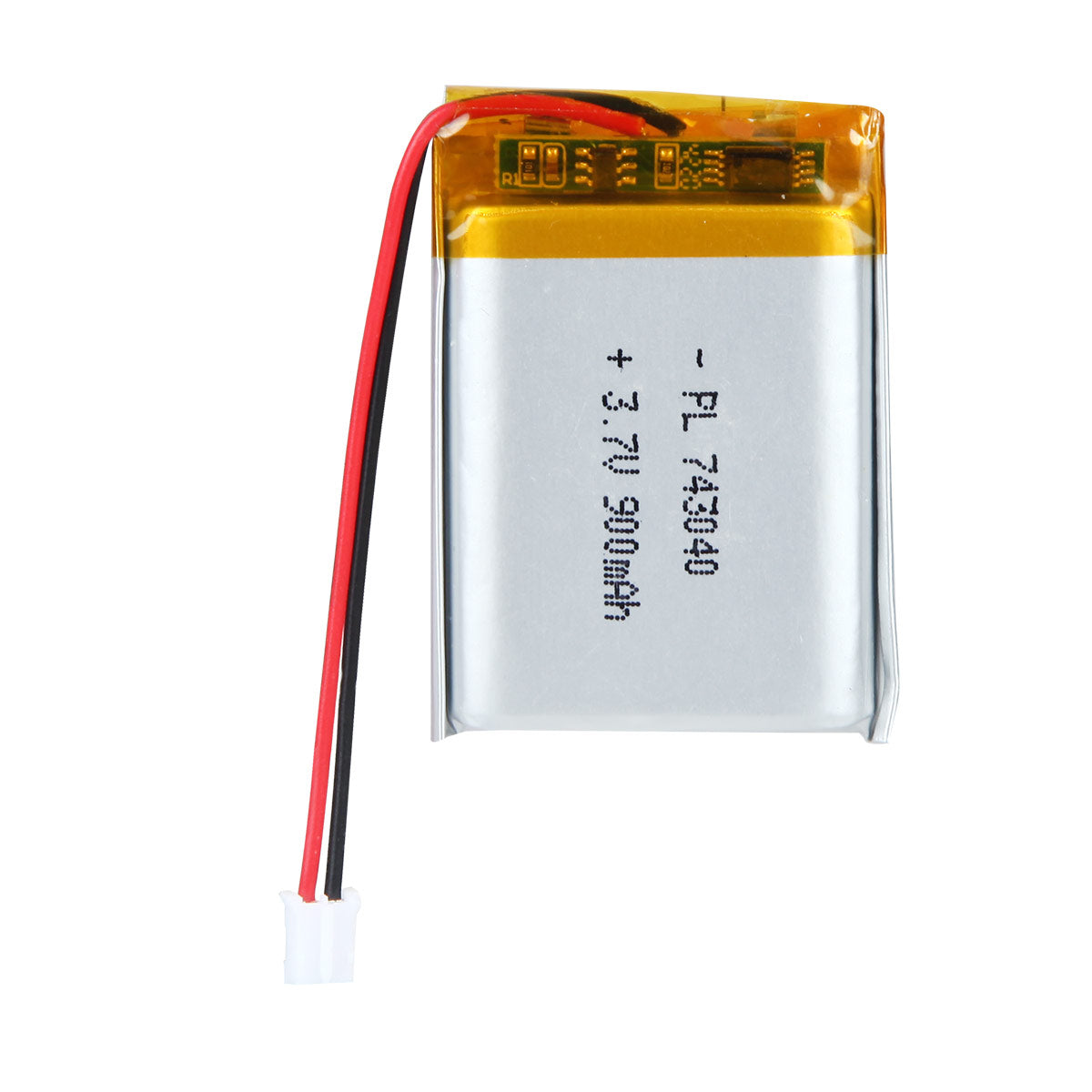 3.7V 900mAh 743040 batterie rechargeable au lithium-ion polymère longueur 42mm