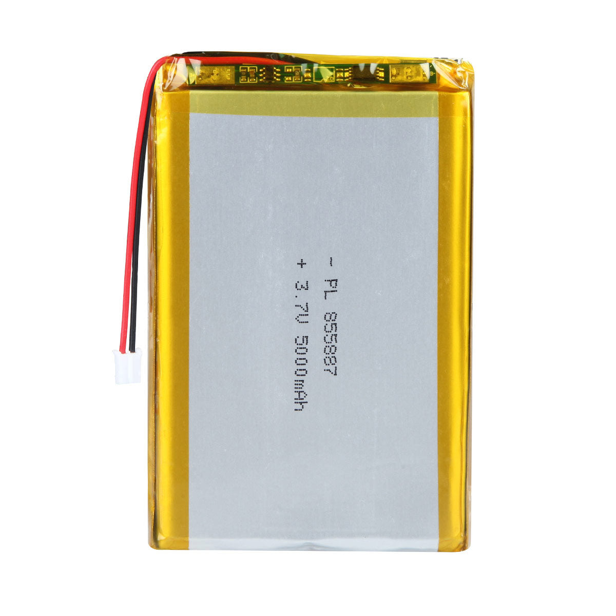 3.7V 5000mAh 855887 Batterie lithium-polymère rechargeable Longueur 89mm