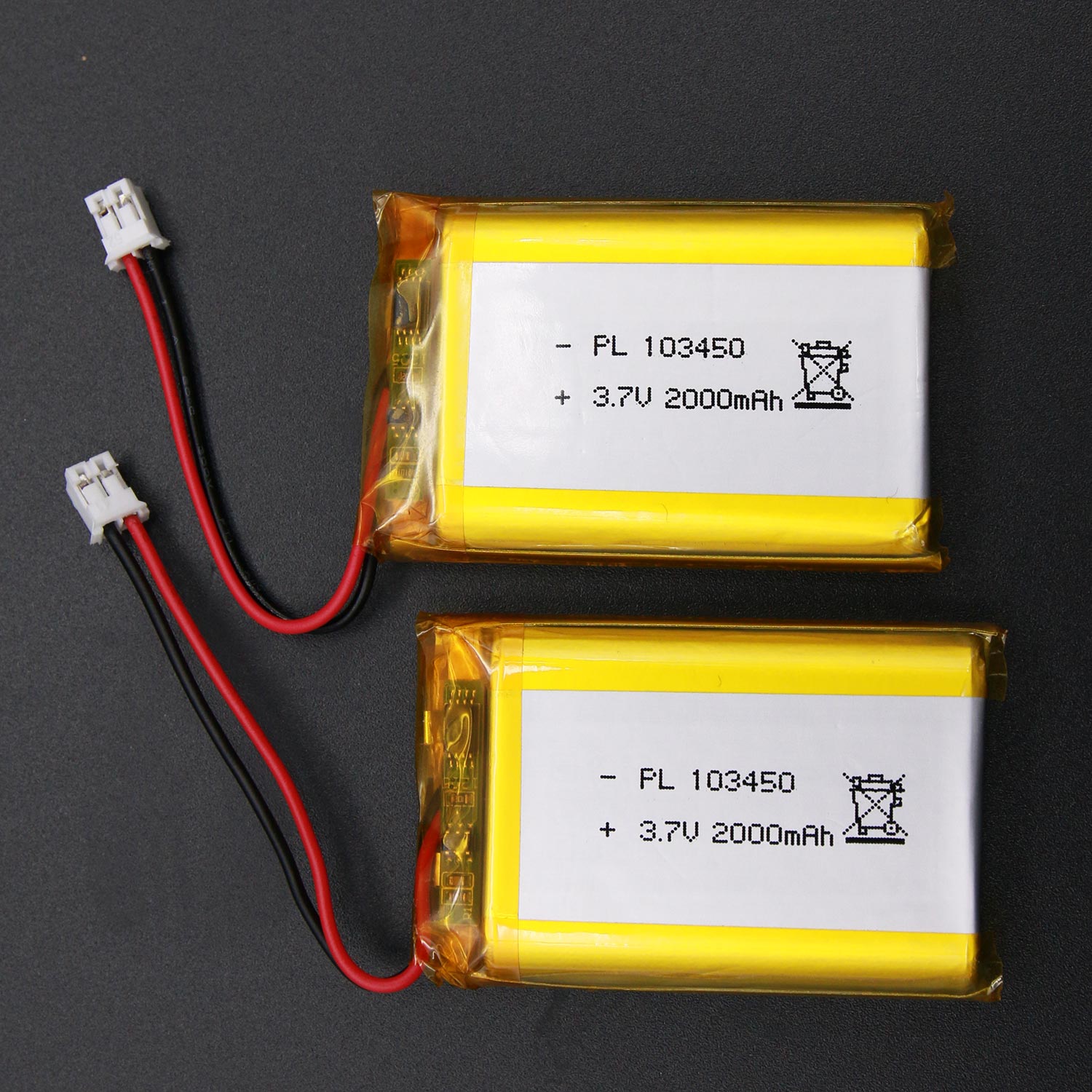 3.7V 2000mAh 103450 Lithium Polymer Battery