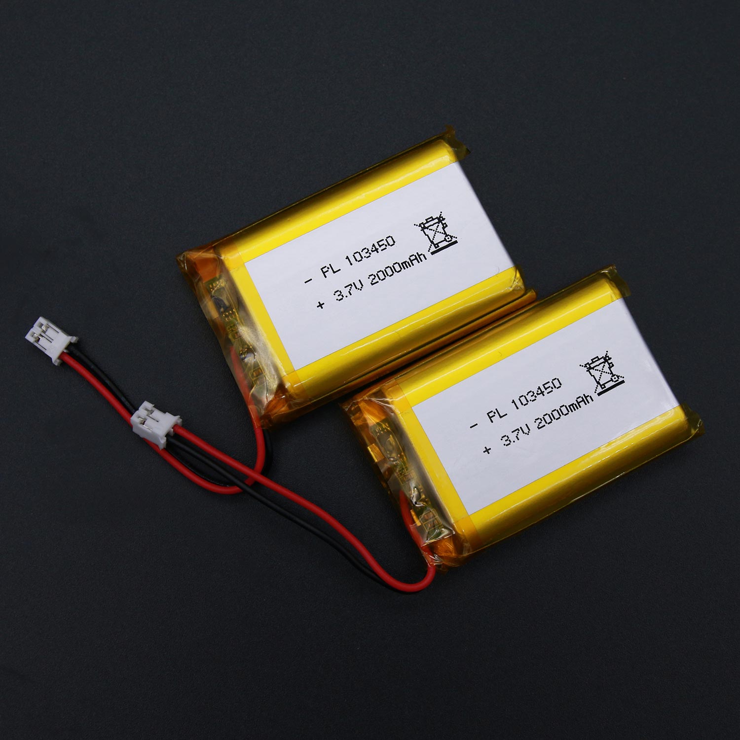 Batterie lithium polymère 3.7V 2000mAh 103450