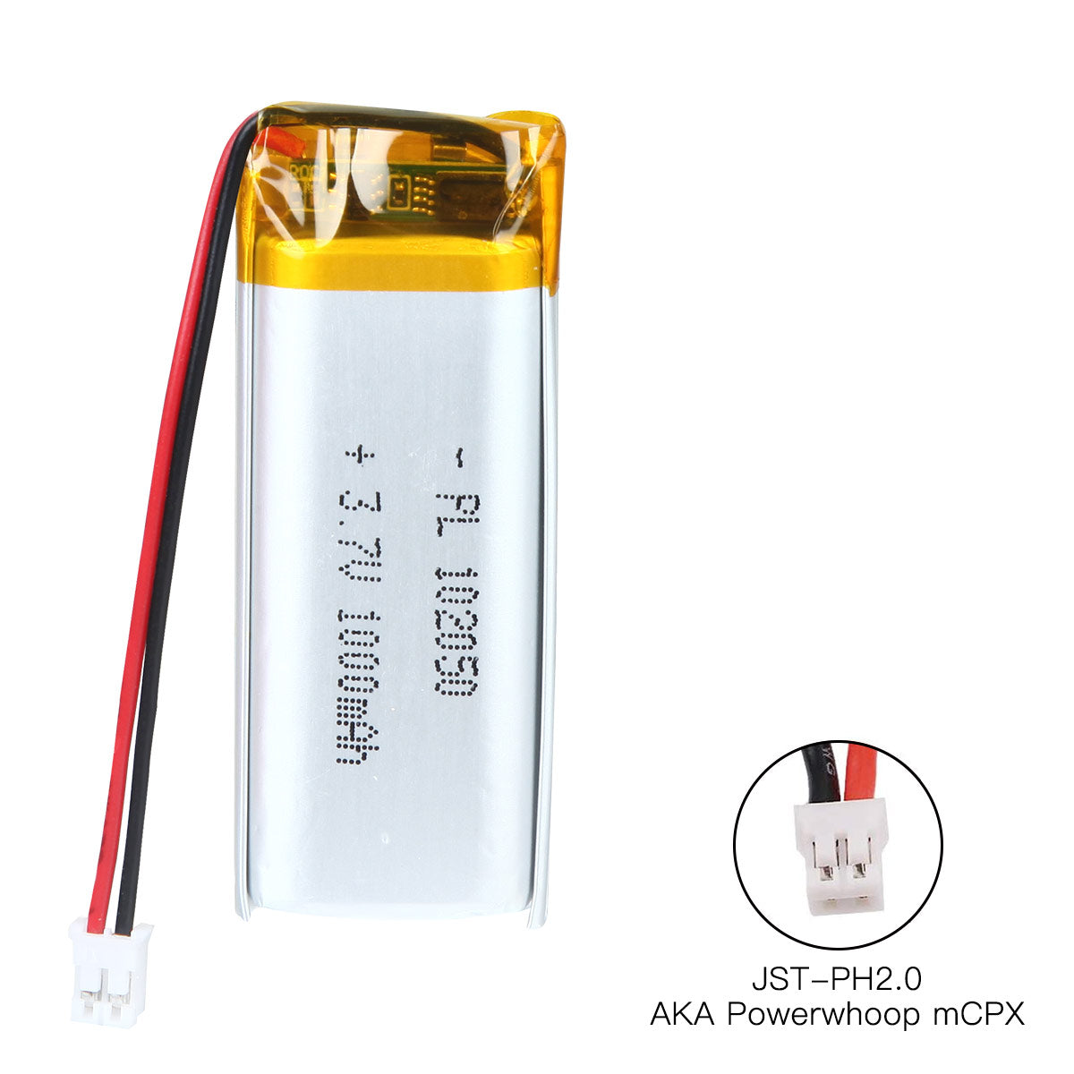 3.7V 102050 1000mAh Lithium Polymer Battery
