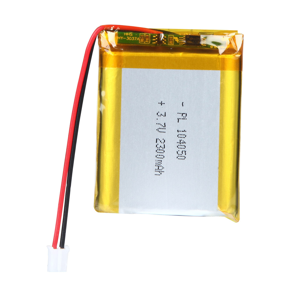 3.7V 2300mAh 104050 Batterie lithium-polymère rechargeable Longueur 52mm