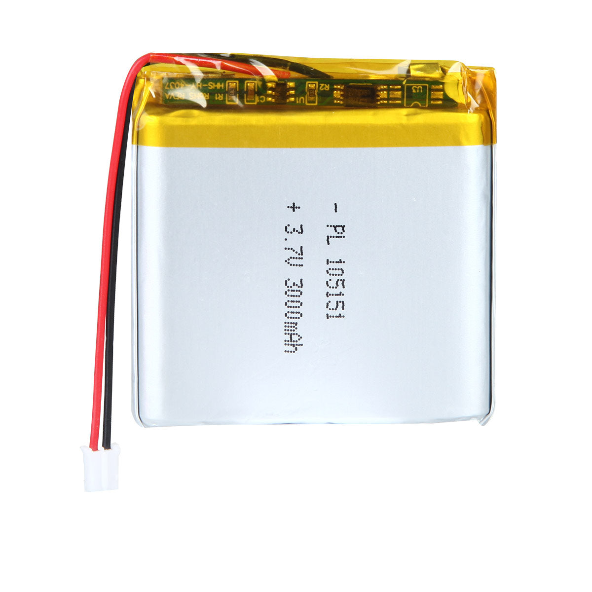 3.7V 3000mAh 105151 Batterie Lithium Polymère Rechargeable Longueur 53mm
