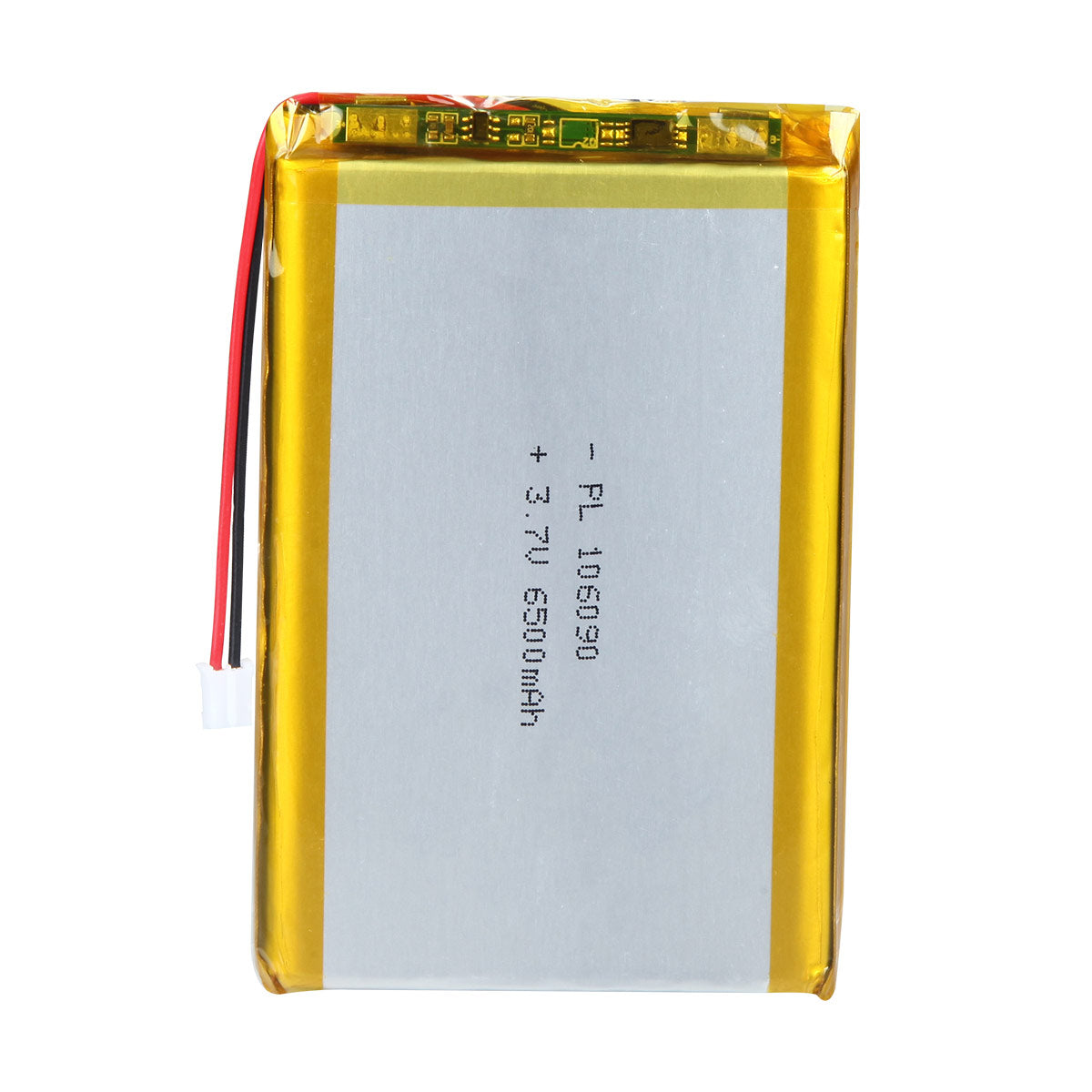 YDL 3.7V 6500mAh 106090 Rechargeable Lithium Polymer Battery Length 92mm