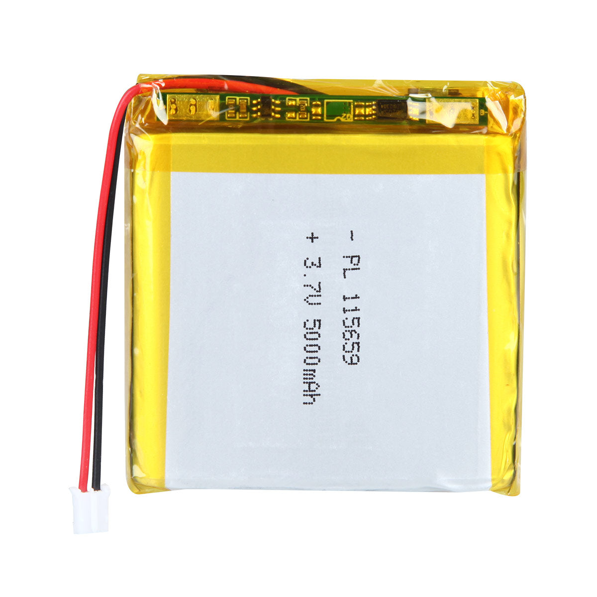 3.7V 5000mAh 115659 Batterie lithium-polymère rechargeable Longueur 61mm
