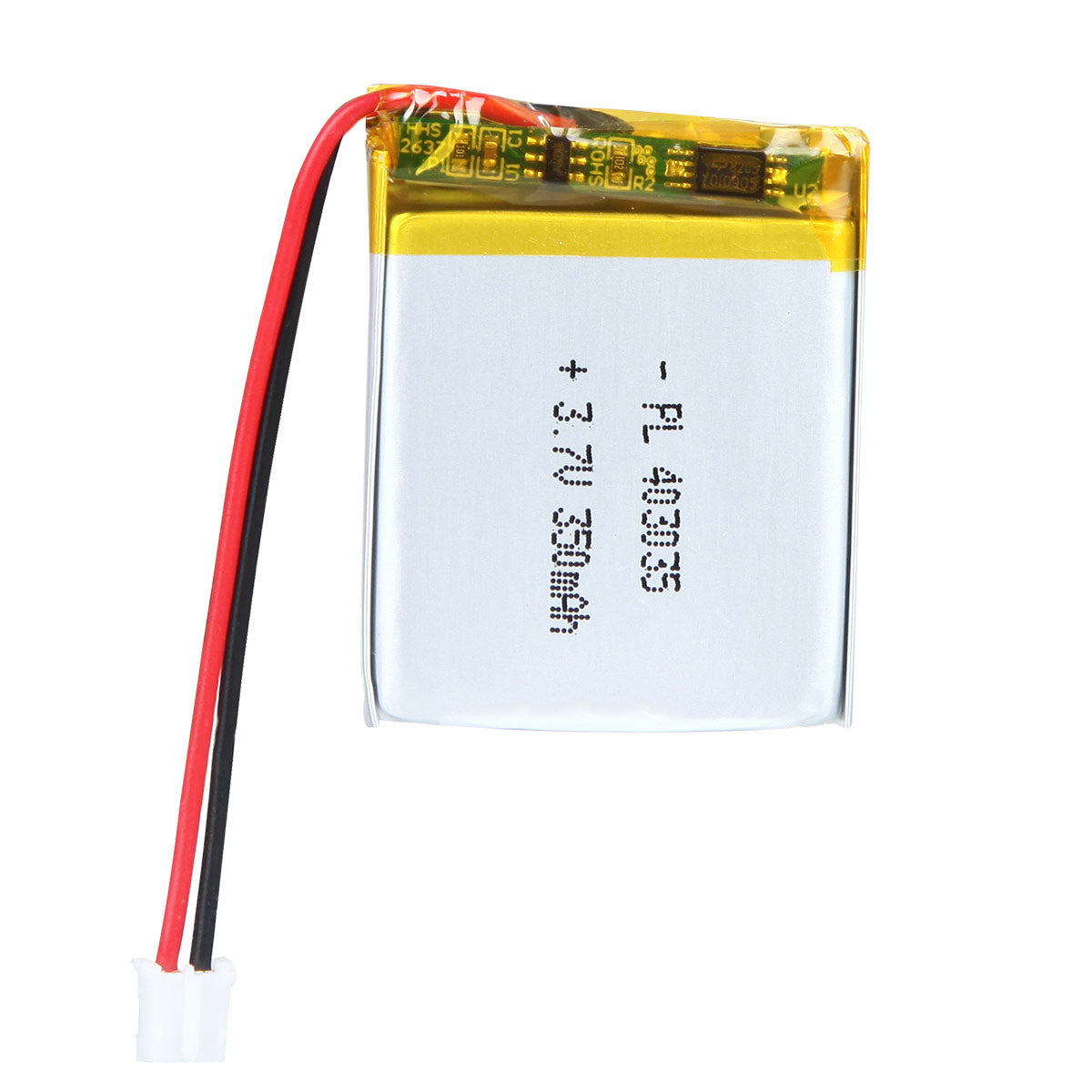 YDL 3.7V 350mAh 403035 Rechargeable Lithium Polymer Battery Length 37mm
