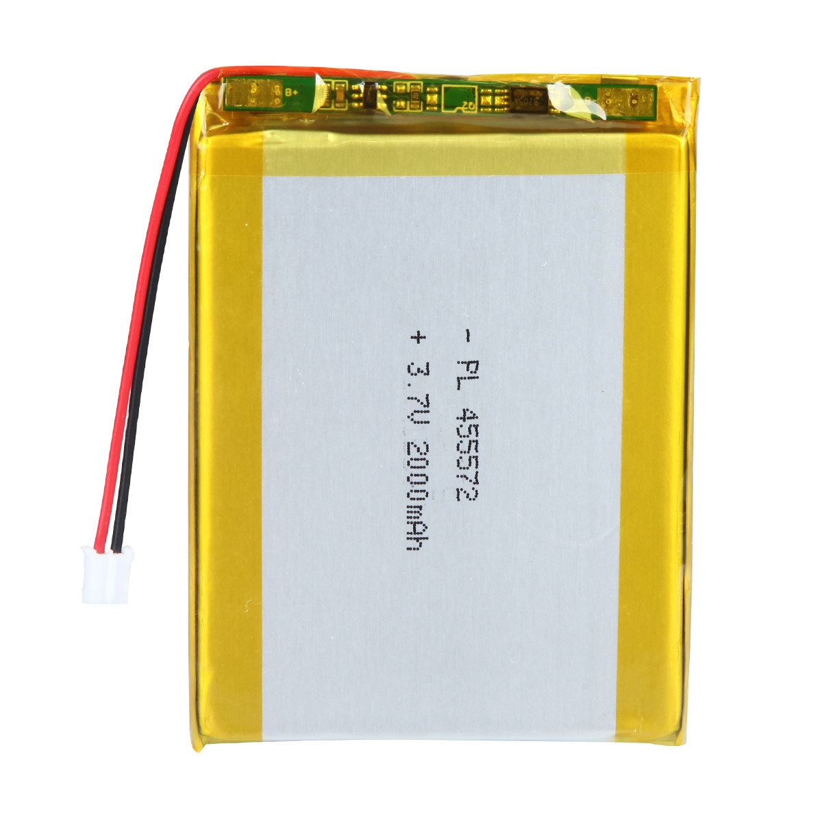 YDL 3.7V 2000mAh 455572 Rechargeable Lithium Polymer Battery Length 74mm