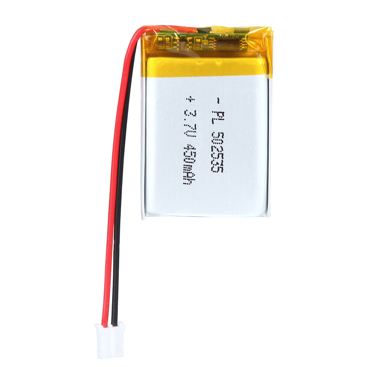 YDL 3.7V 450mAh 502535 Rechargeable Lipo Battery JST Connector - YDL Battery
