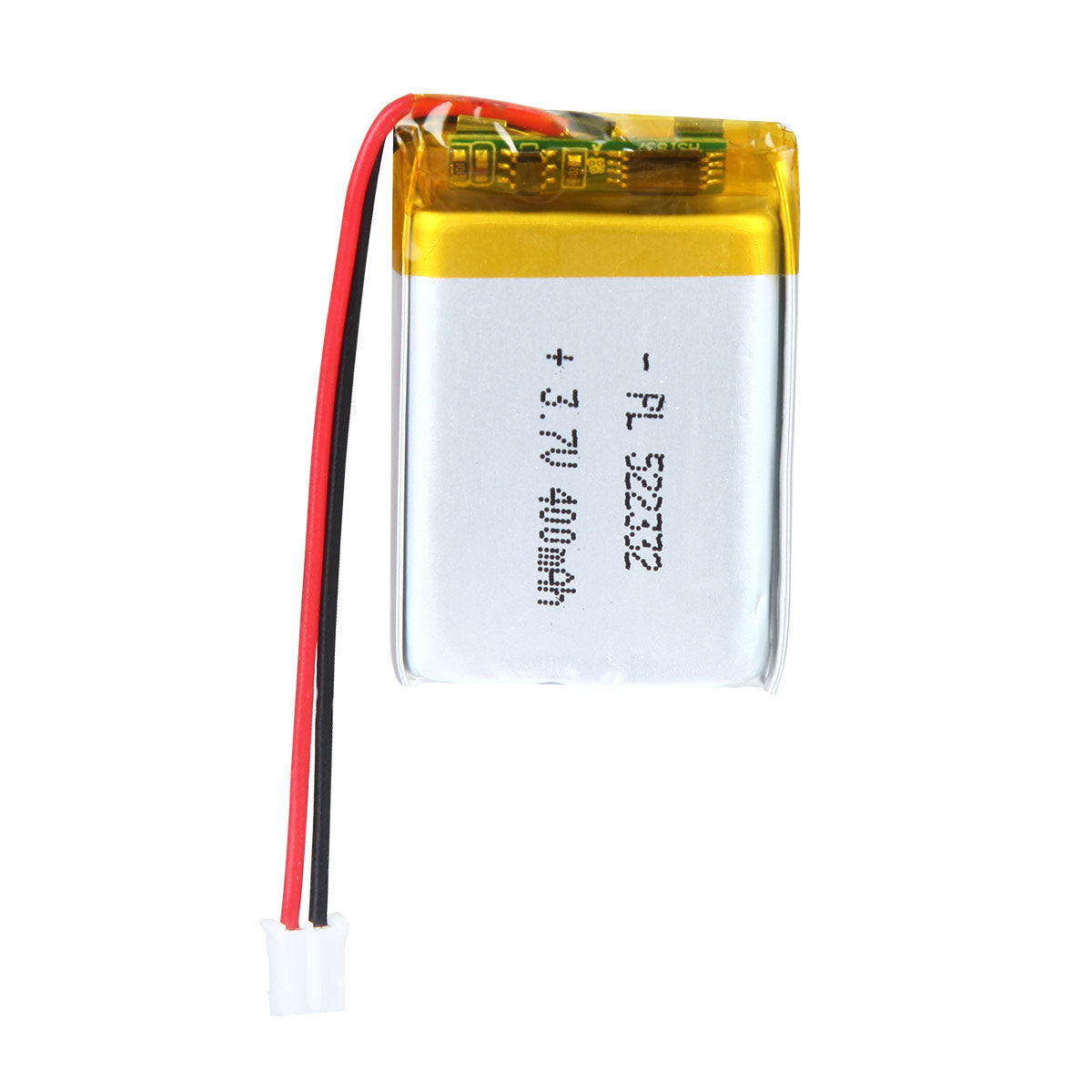 YDL 3.7V 400mAh 522332 Rechargeable Lithium Polymer Battery Length 34mm