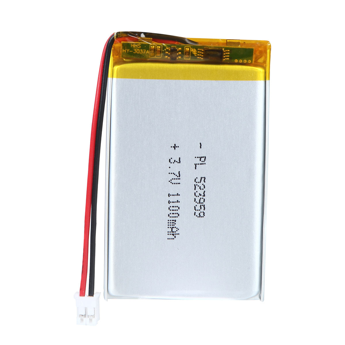 YDL 3.7V 1100mAh 523959 Rechargeable Polymer Lithium-Ion Battery Length 61mm