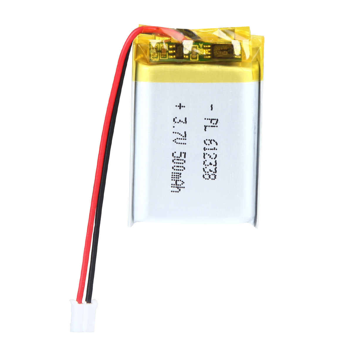 YDL 3.7V 500mAh 612338 Rechargeable Polymer Lithium-Ion Battery Length 40mm