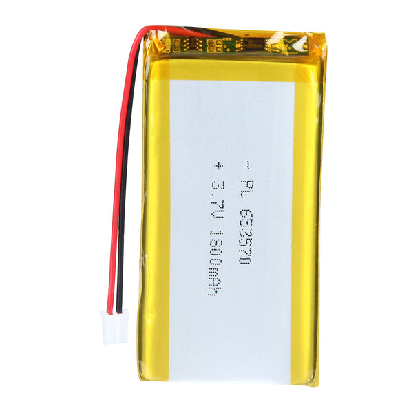 3.7V 1800mAh 653570 Lipo バッテリー充電式リチウムポリマー