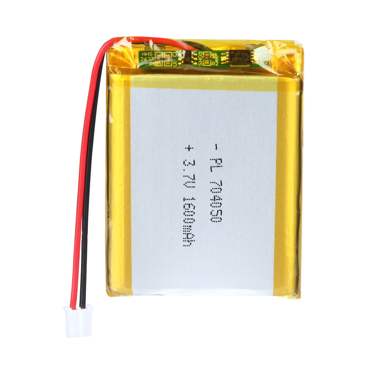 YDL 3.7V 1600mAh 704050 Rechargeable Lithium Polymer Battery