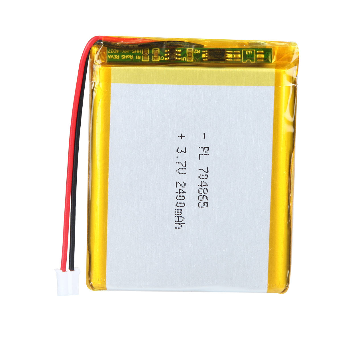YDL 3.7V 2400mAh 704865 Rechargeable Lithium Polymer Battery