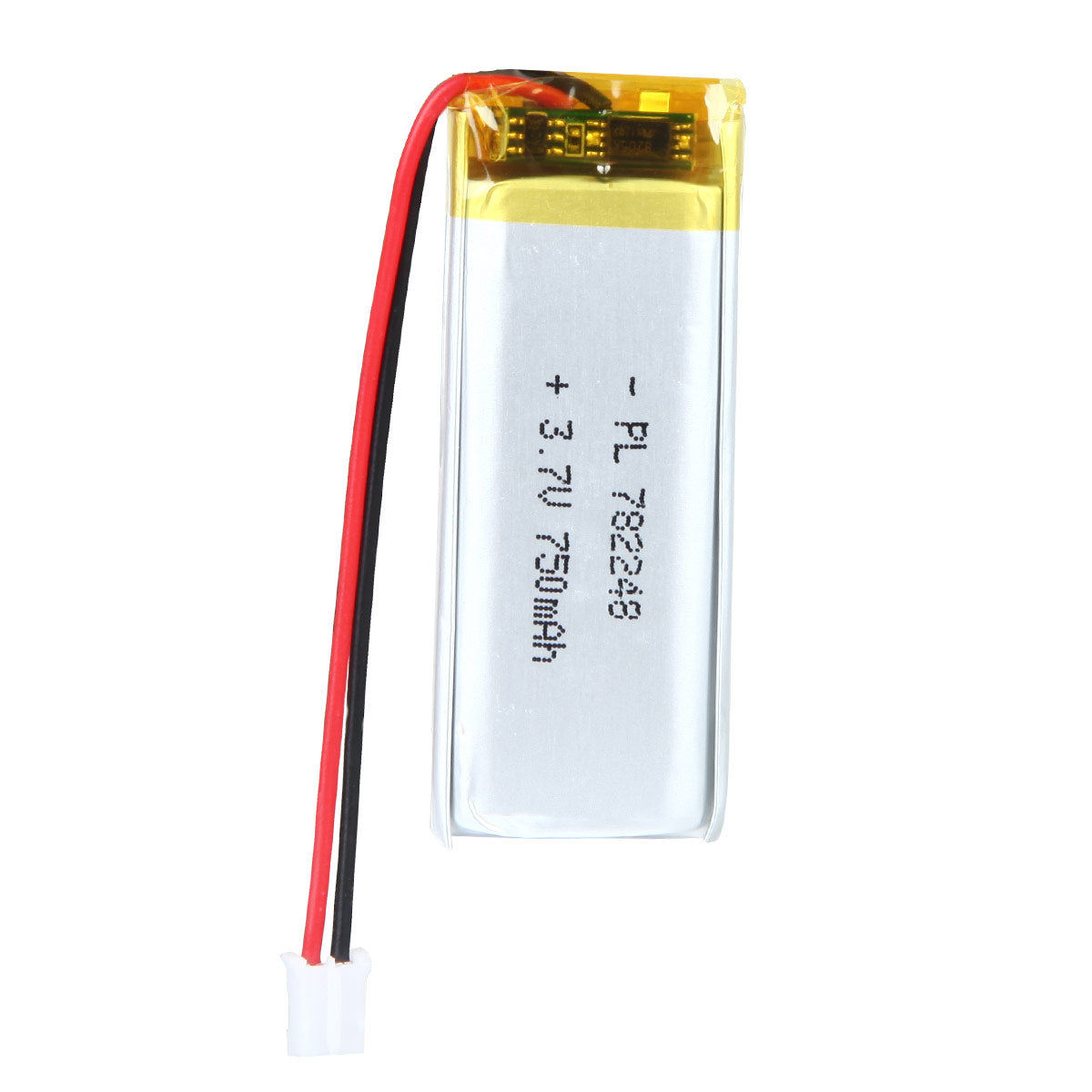 YDL 3.7V 750mAh 782248 Batterie Lithium Polymère Rechargeable Longueur 50mm