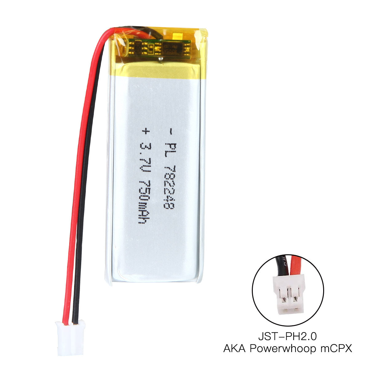 YDL 3.7V 750mAh 782248 Rechargeable Lithium Polymer Battery
