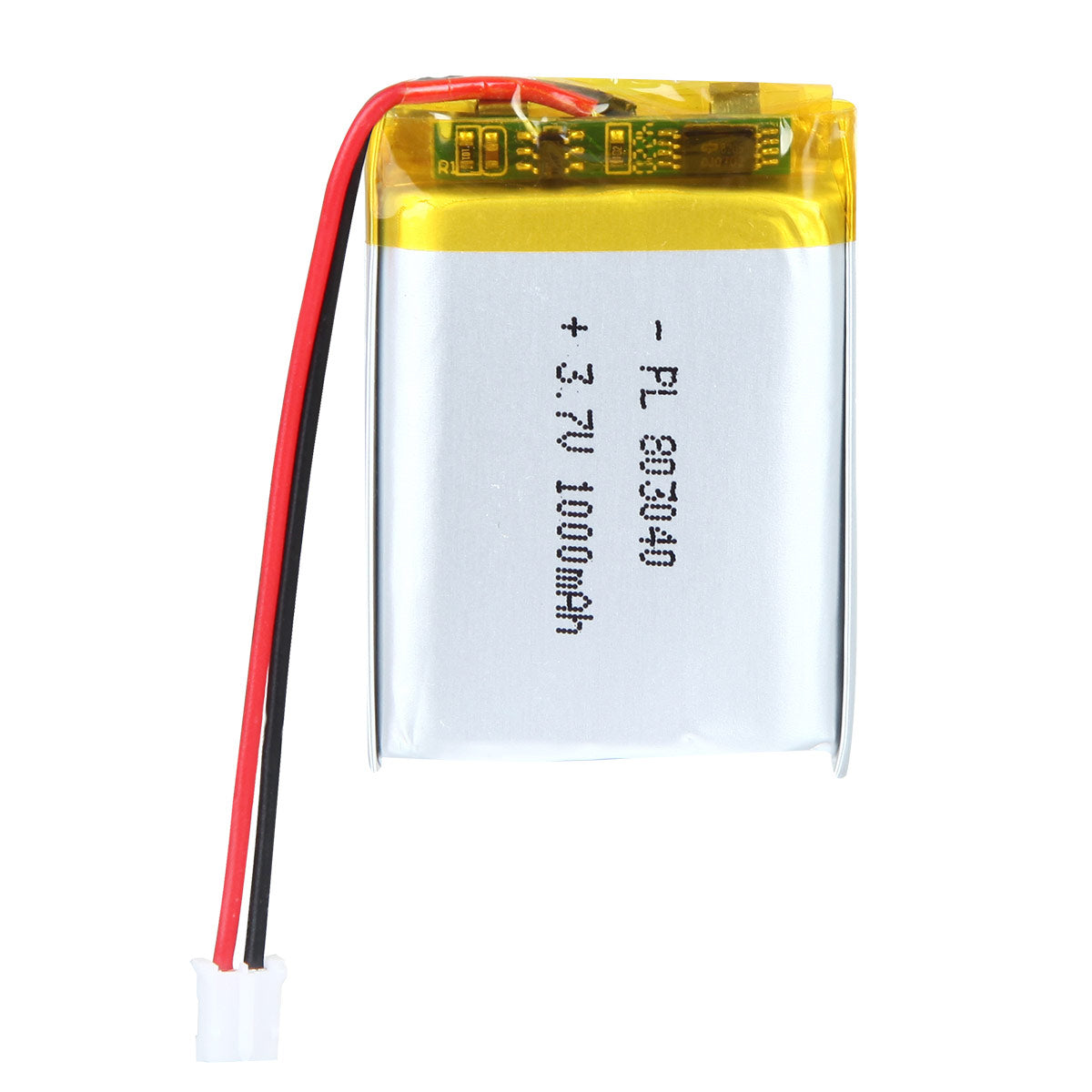 3.7V 1000mAh 803040 Rechargeable Lithium Polymer Battery Length